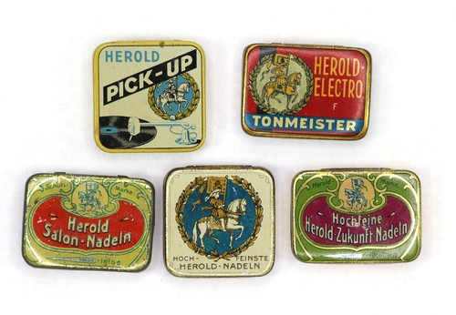 Nadeldose herold leer - 5x, "herold"