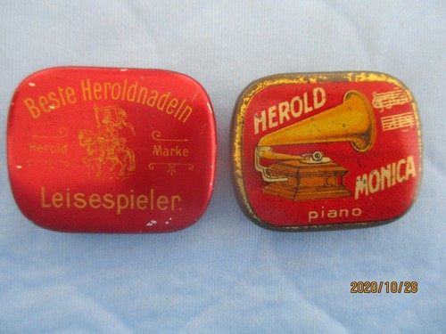 Antike blechdose mit 250 - 2,