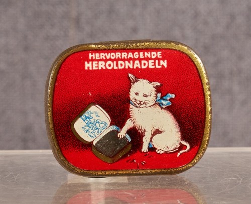 Dose blech grammophonnadeln - dose,