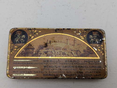 Jugendstil blechdose herold - jugendstil,